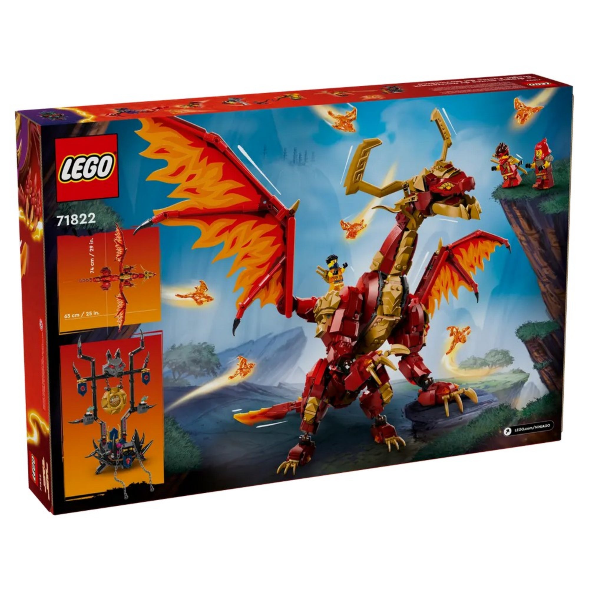 LEGO NINJAGO: A mozgás eredendő sárkánya 71822, 1716 darabos