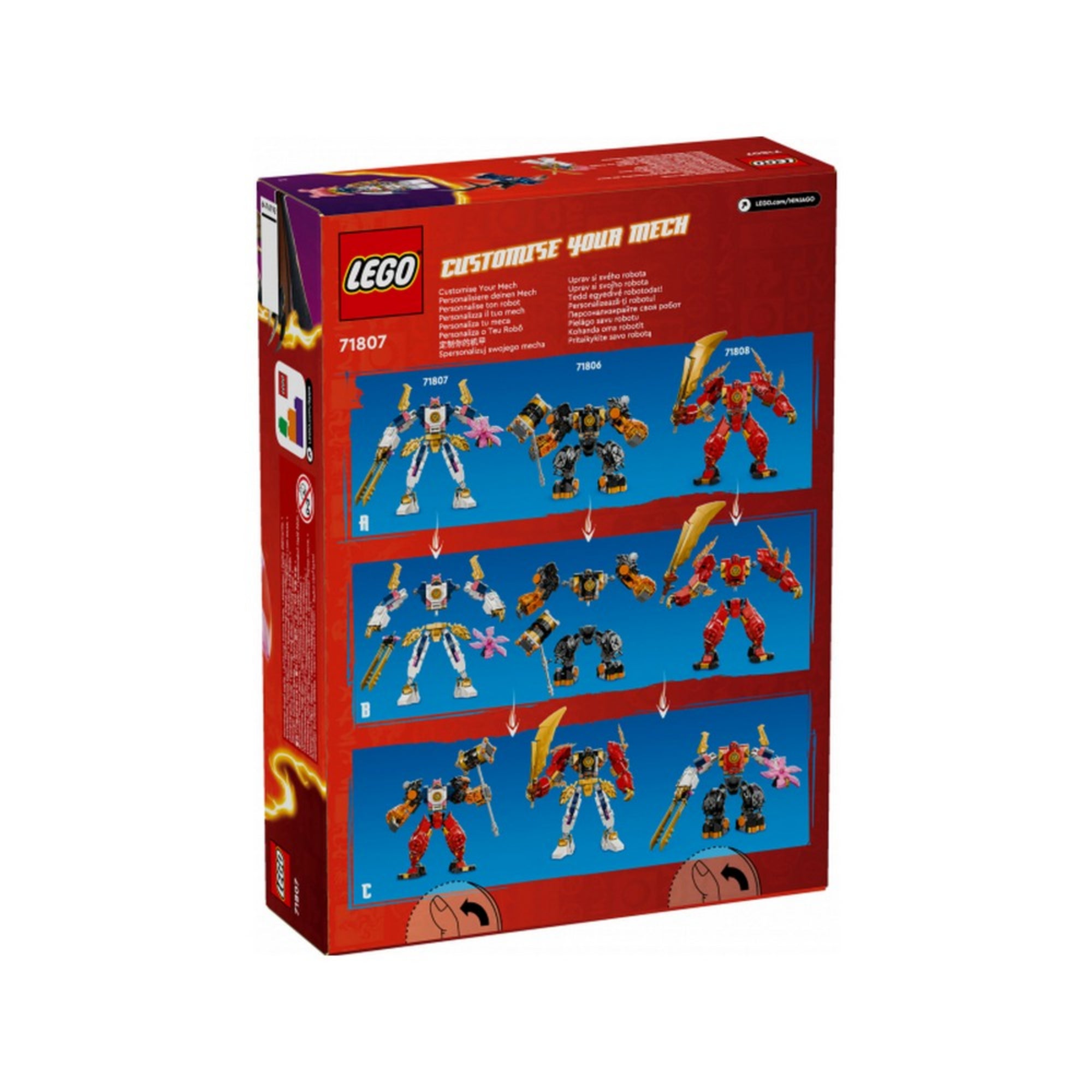 LEGO NINJAGO: Robotul tehnologic al Sorei 71807, 209 piese
