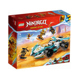 LEGO NINJAGO: Zane sárkányerő Spinjitzu versenyautója 71791, 307 darabos