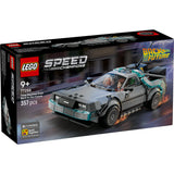 LEGO Speed Champions: A Vissza a jövőbe időgépe 77256, 357 darabos