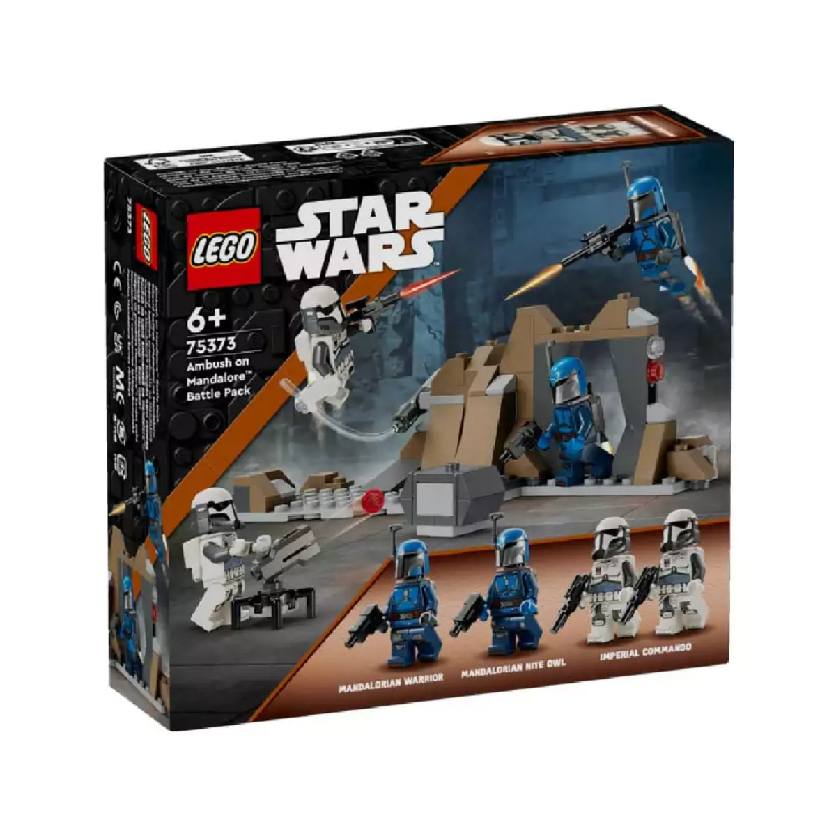LEGO Star Wars: Csapda a Mandalore bolygón harci csomag 75373, 109 darabos