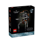 A LEGO Star Wars Droideka (75381) doboza elölről, sötét háttérrel és a készlet fő elemével, a Droideka modellel a középpontban. A bal alsó sarokban látható a LEGO és Star Wars logó, valamint a darabszám: 583.