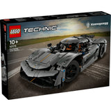 LEGO Technic: Koenigsegg Jesko Absolut szürke hiperautó 42173, 801 darabos