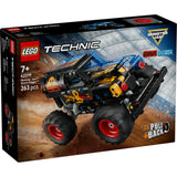LEGO Technic: Monster Jam Grave Digger tűz és jég 42219, 263 doboza
