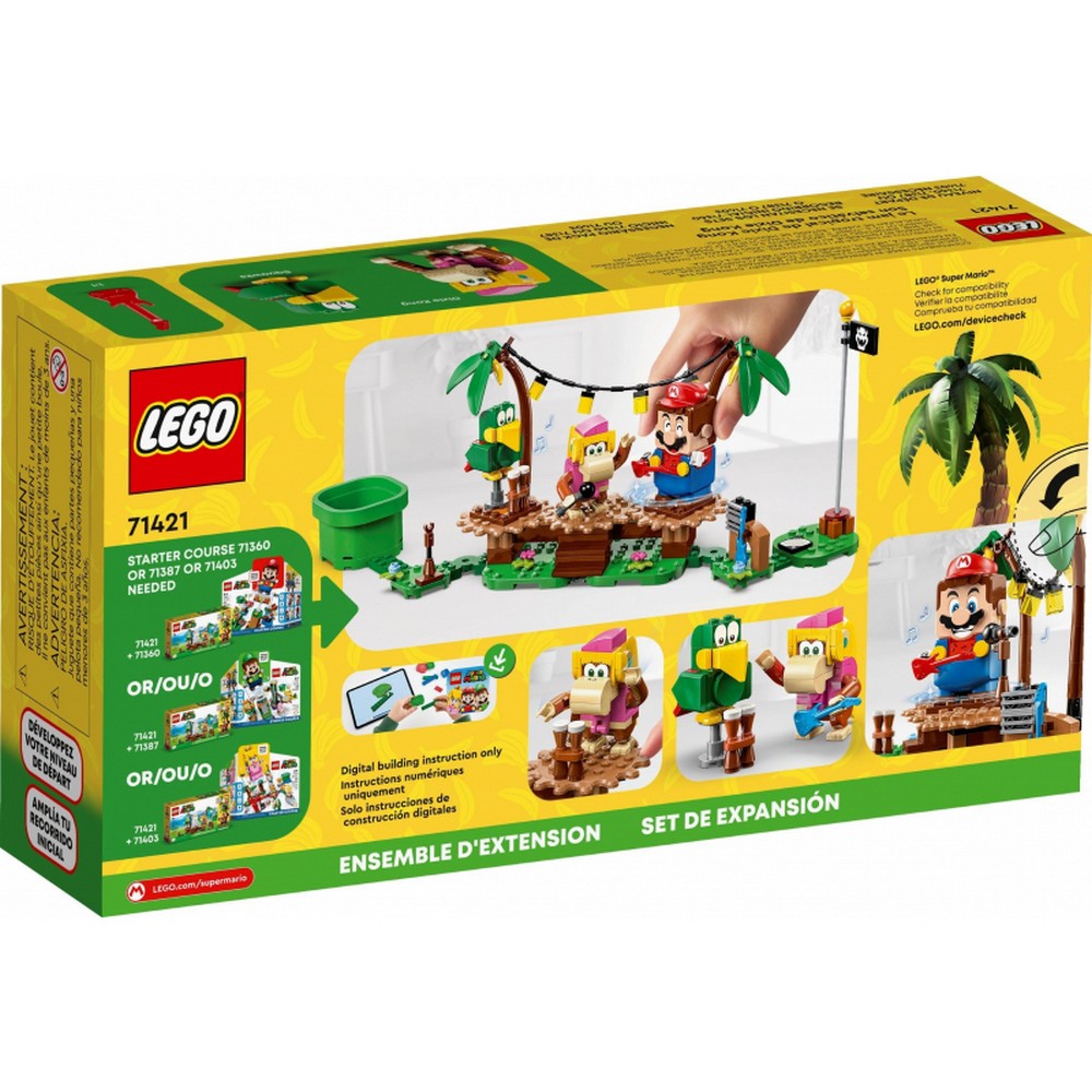 LEGO® Super Mario Dixie Kong Jungle Jam kiegészítő szett 71421 174 darabos