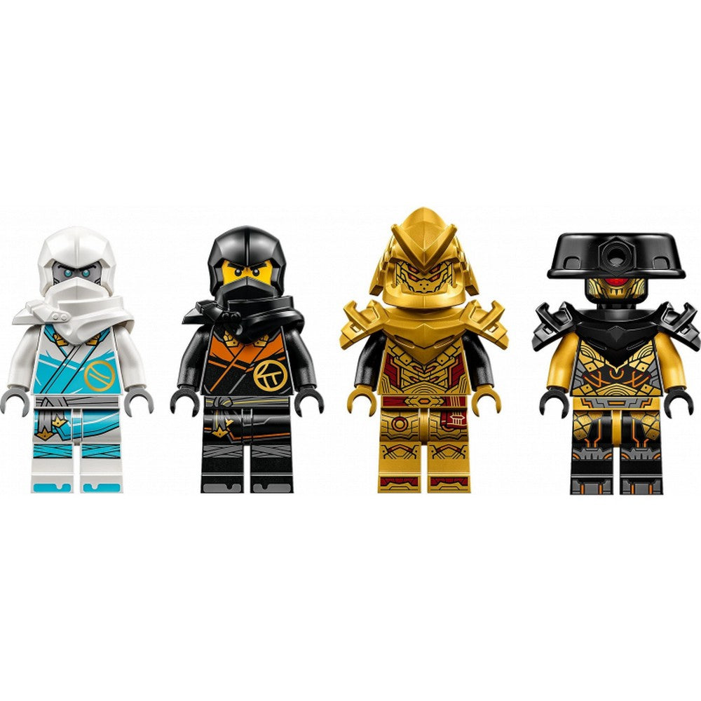 LEGO Ninjago Zane sárkányerő Spinjitzu versenyautója 71791 307 darabos