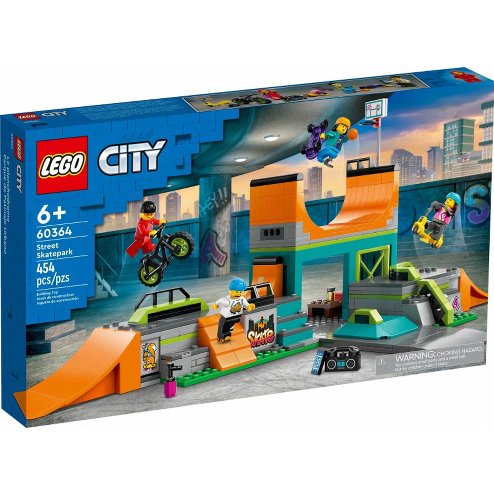 LEGO City Gördeszkapark 60364 454 darabos