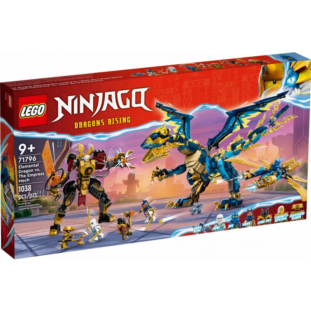 LEGO Ninjago™ Elemi sárkányok vs. A császárnő robotja 71796 1038 darabos