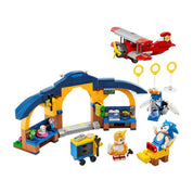 LEGO® Sonic the Hedgehog™ Tails műhelye és Tornado repülőgépe 76991 376 darabos