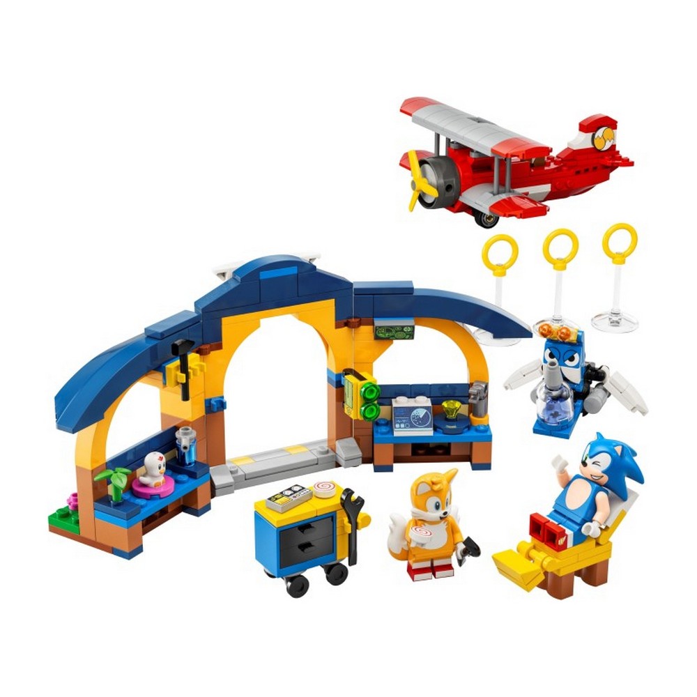 LEGO® Sonic the Hedgehog™ Tails műhelye és Tornado repülőgépe 76991