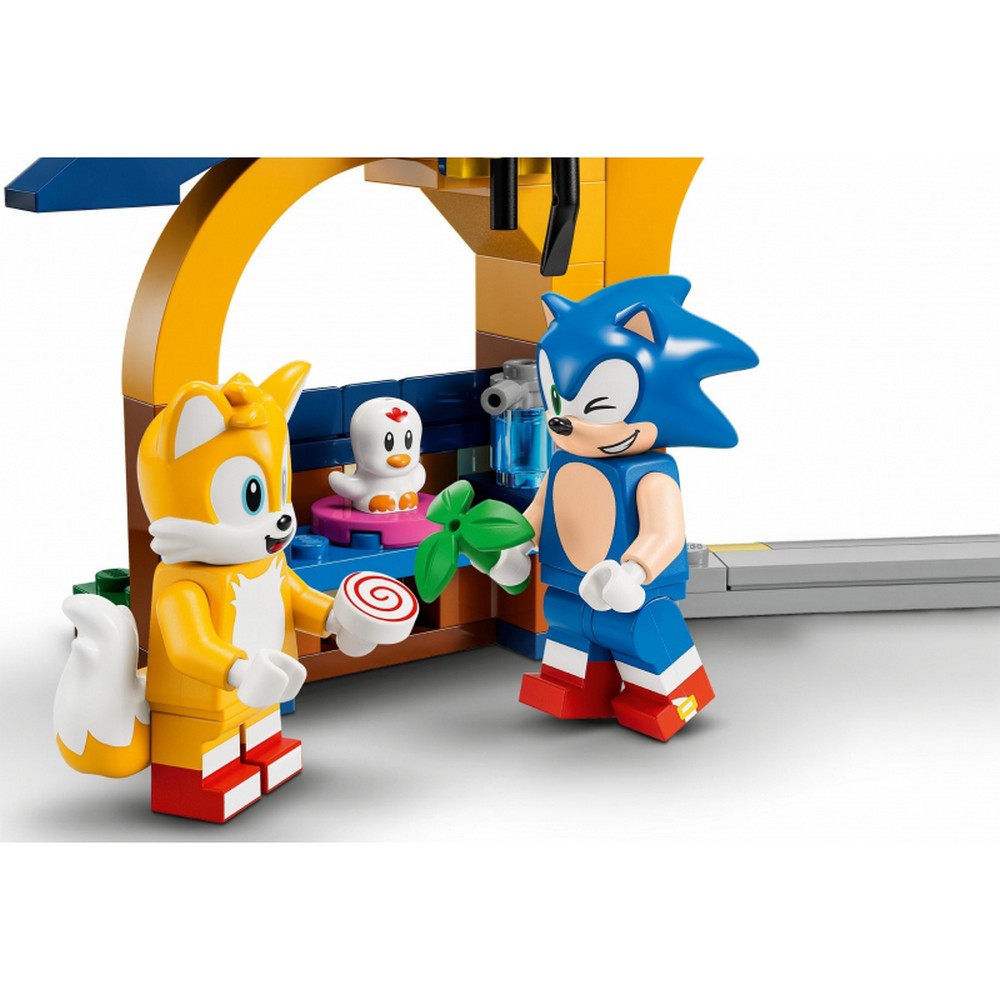 LEGO® Sonic the Hedgehog™ Tails műhelye és Tornado repülőgépe 76991 376 darabos