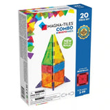 MAGNA-TILES Combo + microMAGS, set magnetic de construcție de 20 de piese