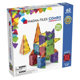 MAGNA-TILES Combo + microMAGS,62 darabos  mágneses építő készlet