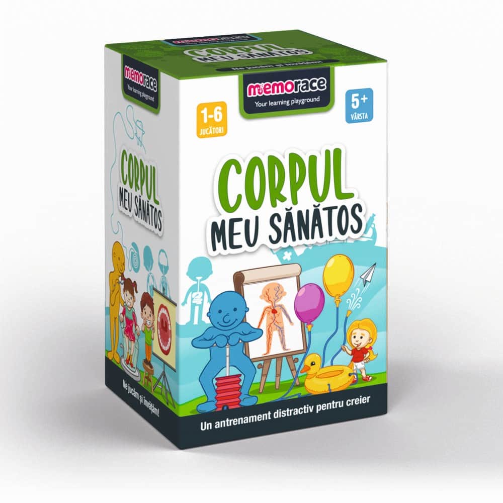 MemoRace - Corpul meu sănătos  román nyelvű társasjáték