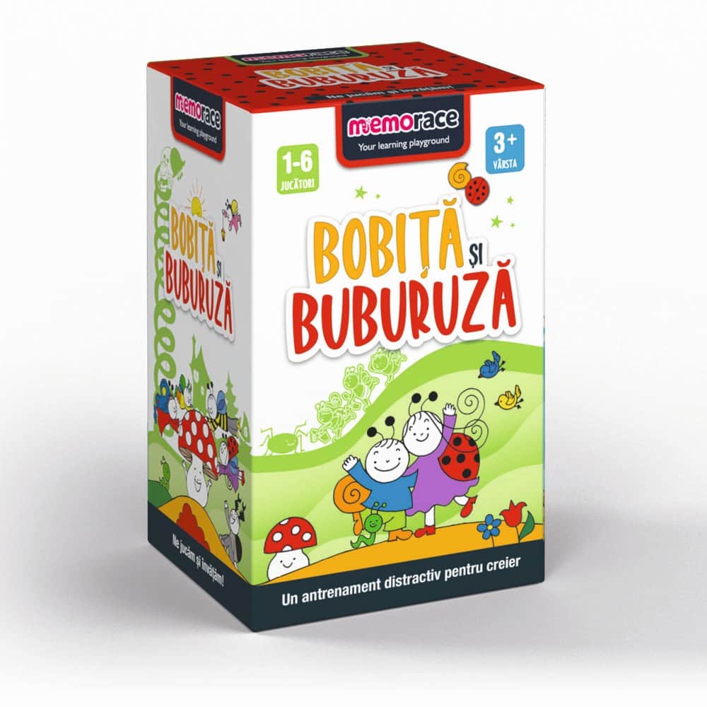 MemoRace - Bobiță și Buburuză  román nyelvű társasjáték