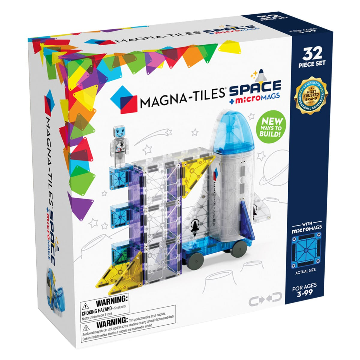 MAGNA-TILES Space (32 darabos)