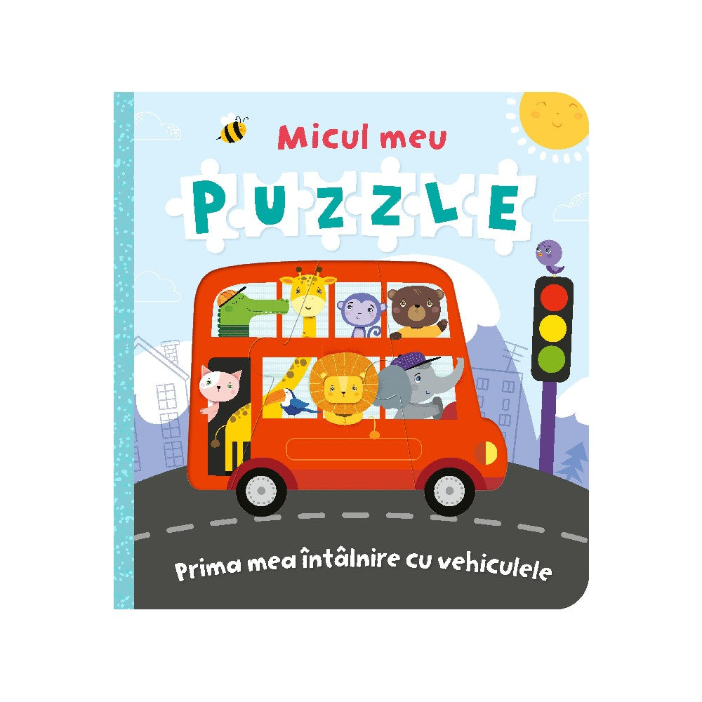 Micul meu puzzle - Carte cu puzzle - könyv