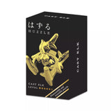 Mini Huzzle Elk Gold