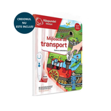 Răspundel Istețel: Mijloace de transport, carte interactivă în limba română