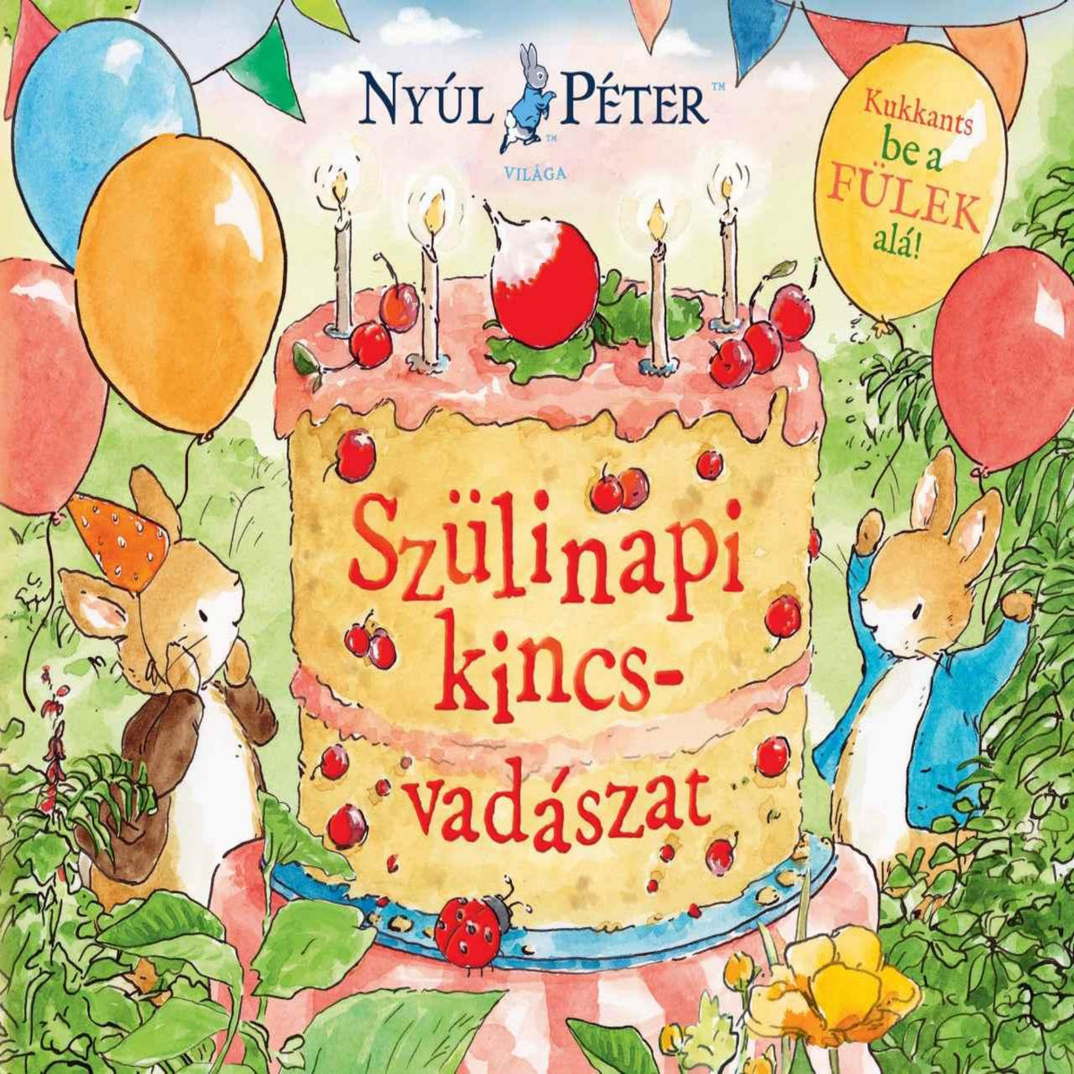 Nyúl Péter világa: Szülinapi kincsvadászat magyar nyelvű könyv