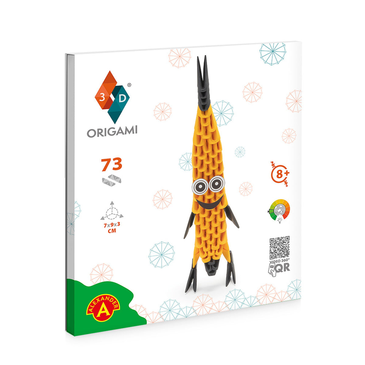 Origami 3D Banán, 73 darabos