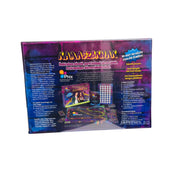 A Phix Kamaszoknak kommunikációs társasjáték hátoldala, részletes leírással a játék céljáról, pszichológus közreműködésével fejlesztett tartalomról, játékelemekről, kártyákról, kaparós poszterről és a doboz teljes tartalmáról.