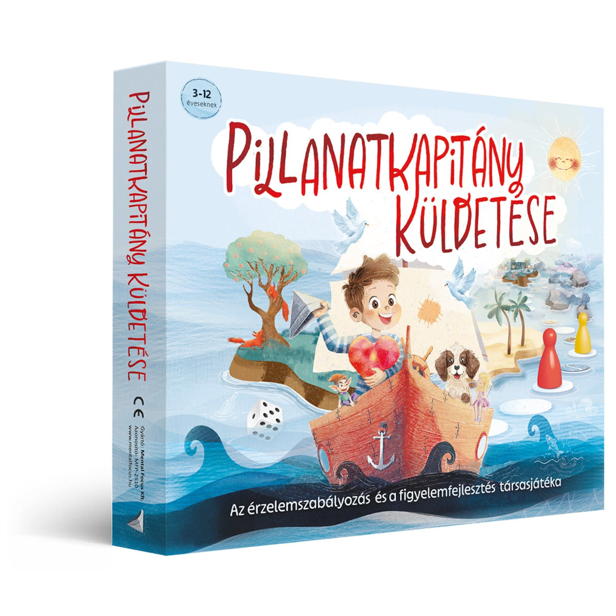Pillanatkapitány küldetése, magyar nyelvű társasjáték