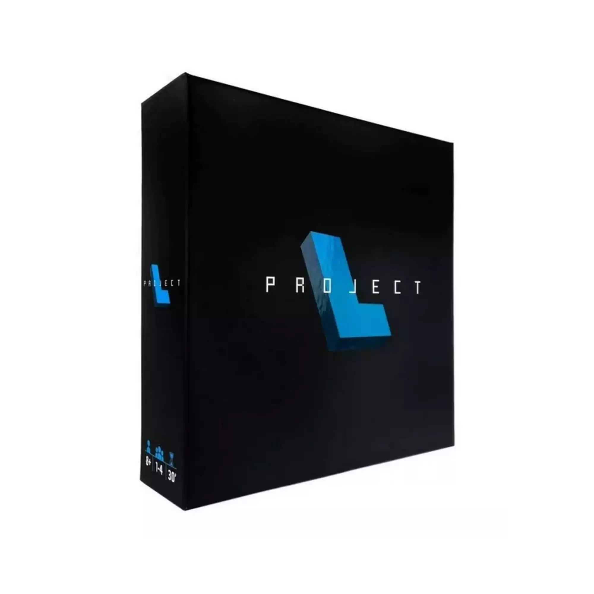 A Project L logója fekete háttéren, modern és minimalista dizájnnal.
