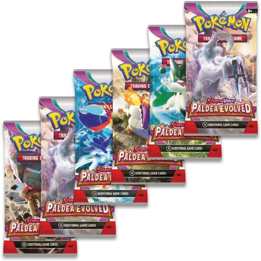 Pokémon TCG: Scarlet & Violet - Paldea Evolved Booster csomag 10 kártya