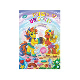 Ponei și Unicorni, carte cu activități și abțibilduri, munkafüzet