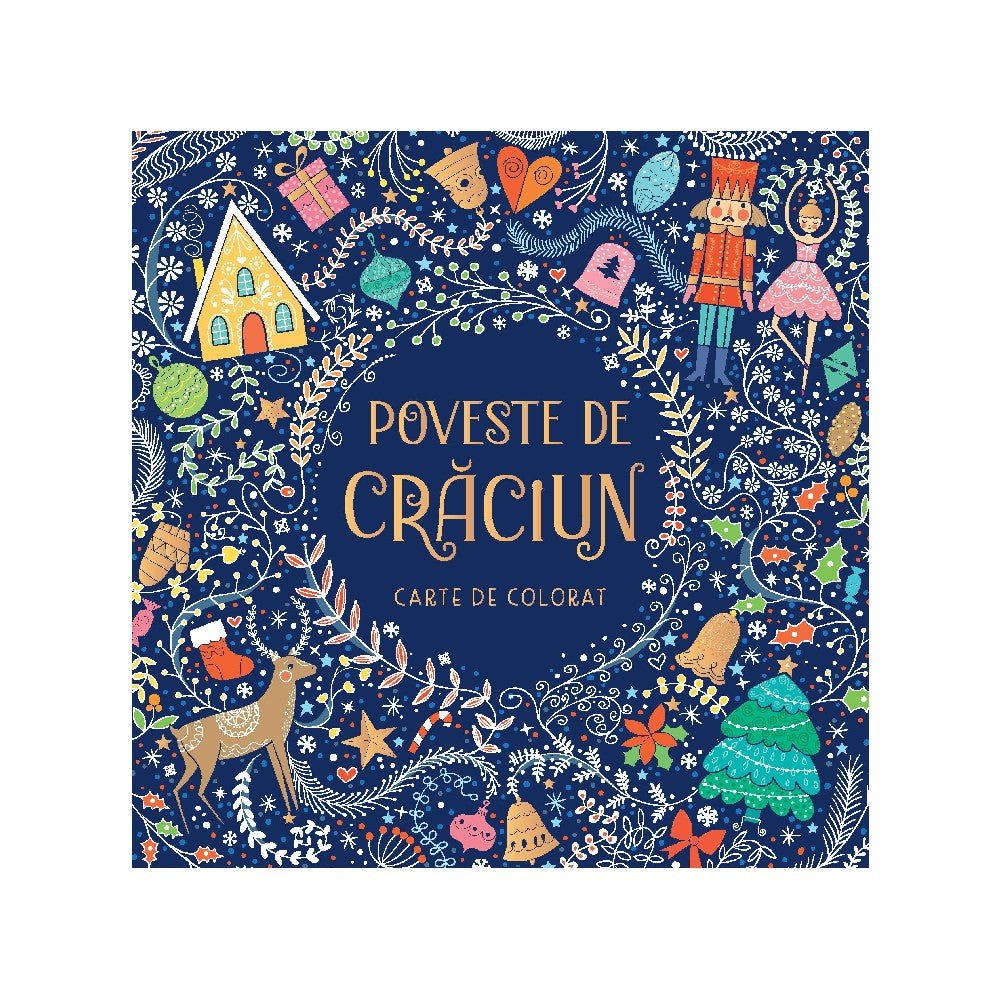 Poveste de Crăciun carte de colorat, könyv