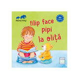 Primii pași: Filip face pipi la oliță román nyelvű könyv