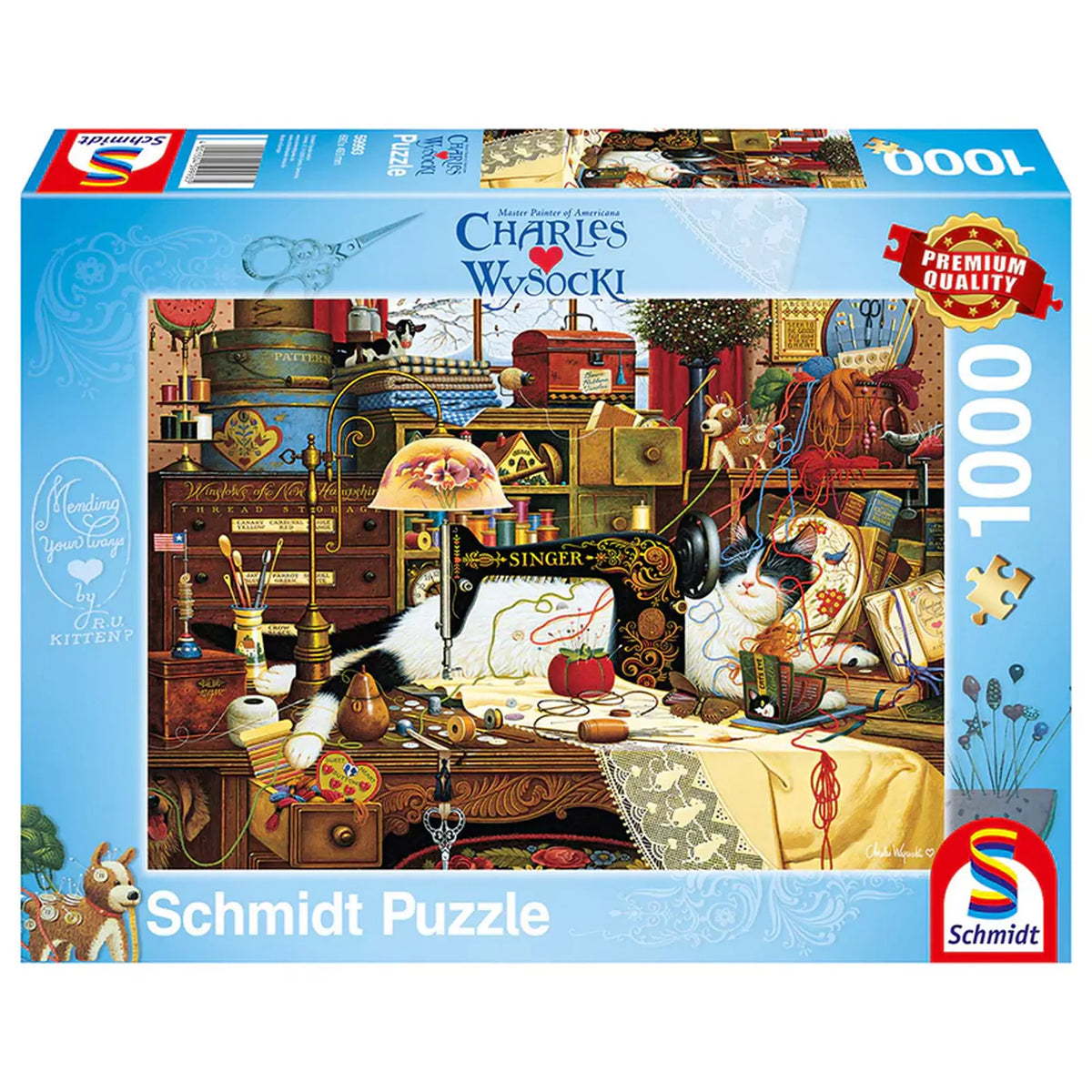 Puzzle Schmidt Charles Wysocki: Maggie the messmaker, 1000 darabos