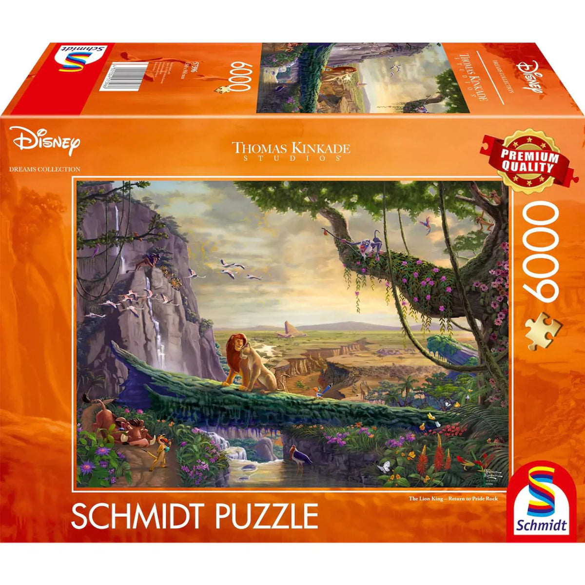 Puzzle Schmidt Disney The Lion King Return to Pride Rock, 6000 darabos