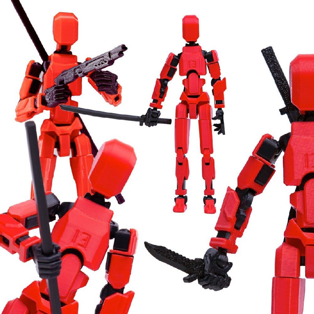 3D Robotfigura R13 - Piros