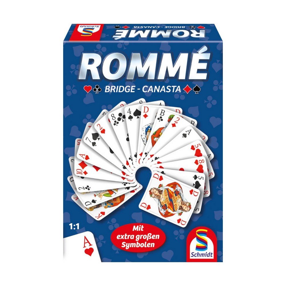 Rommé – Bridge – Canasta - Német nyelvű társasjáték