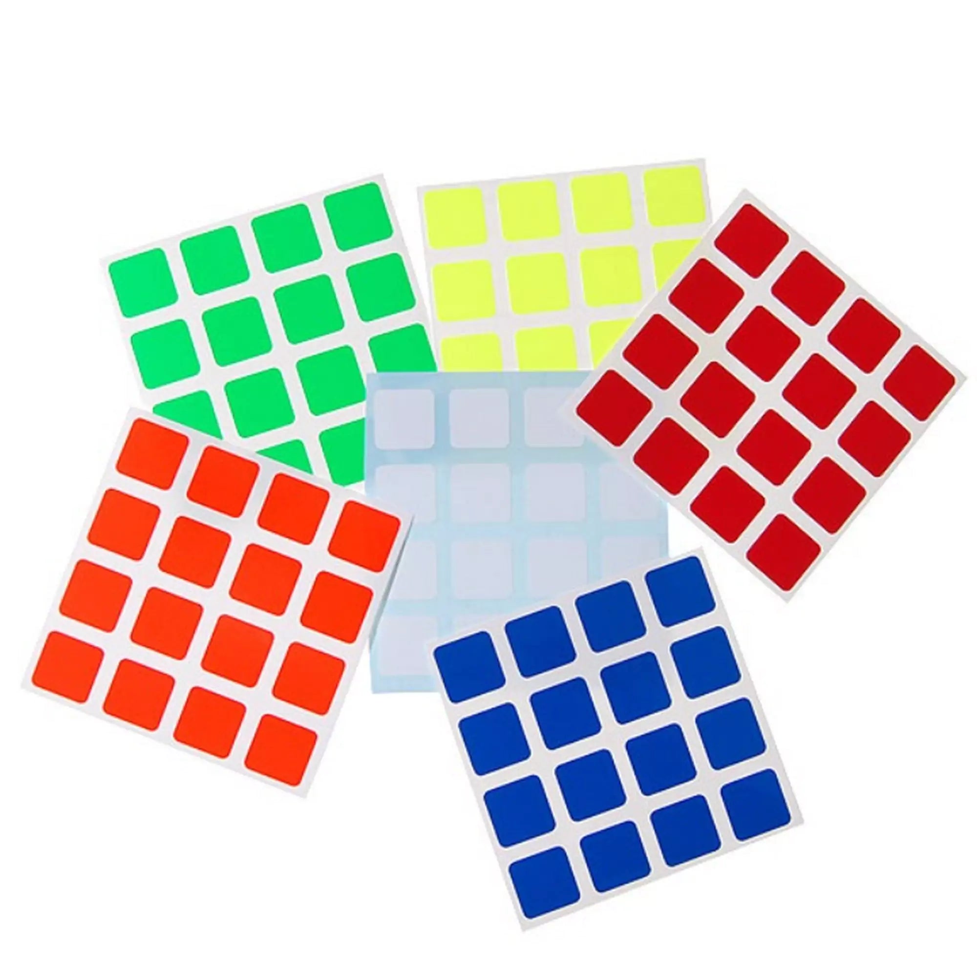 Rubik-kocka matrica készlet 4x4 – Komplett színcsere
Teljes készlet minden oldalra, hogy Rubik-kockád újra ragyogjon eredeti színeiben.