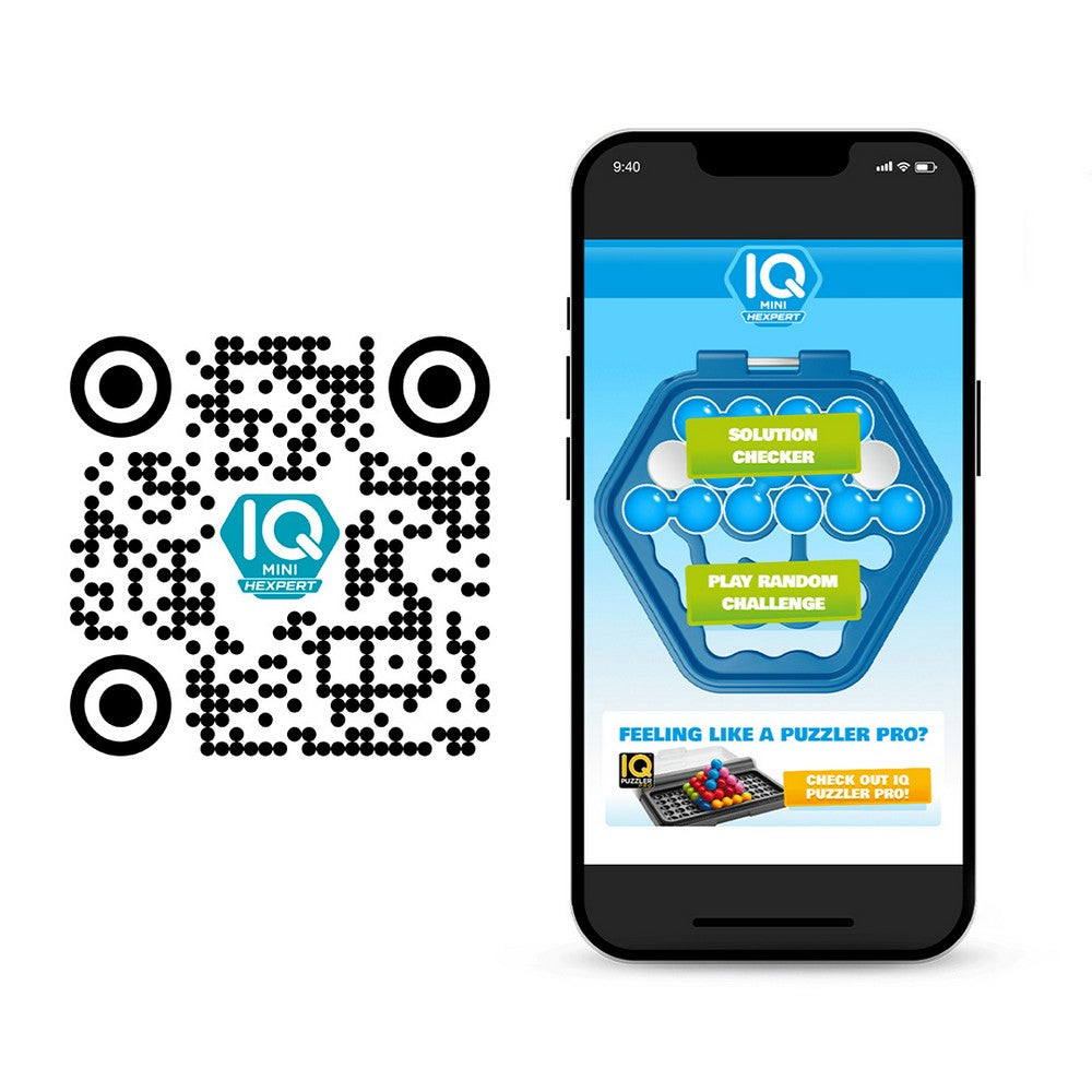 Smart Games IQ Mini Hexpert telefonos aplikaciohoz szukseges qr kod