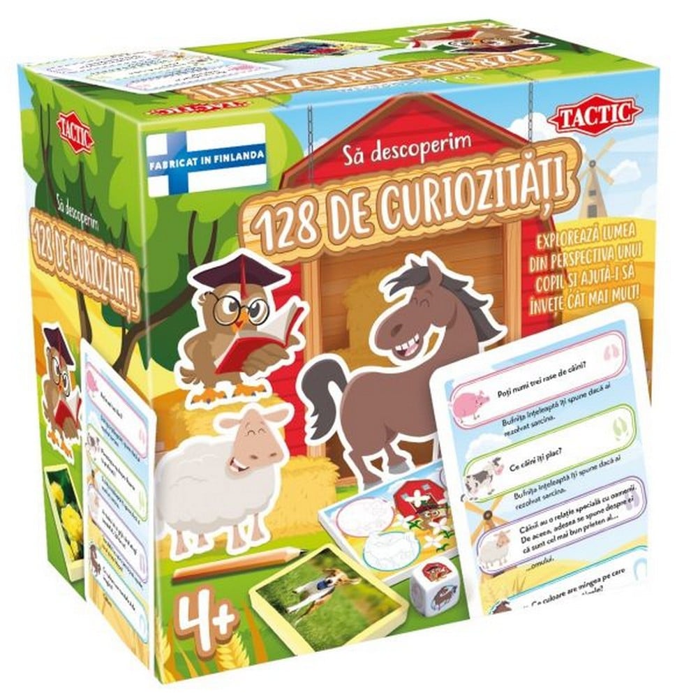 Să descoperim 128 de curiozități, játék gyerekeknek