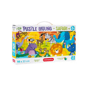 Joc educativ - Puzzle lung Safari - 40 darabos