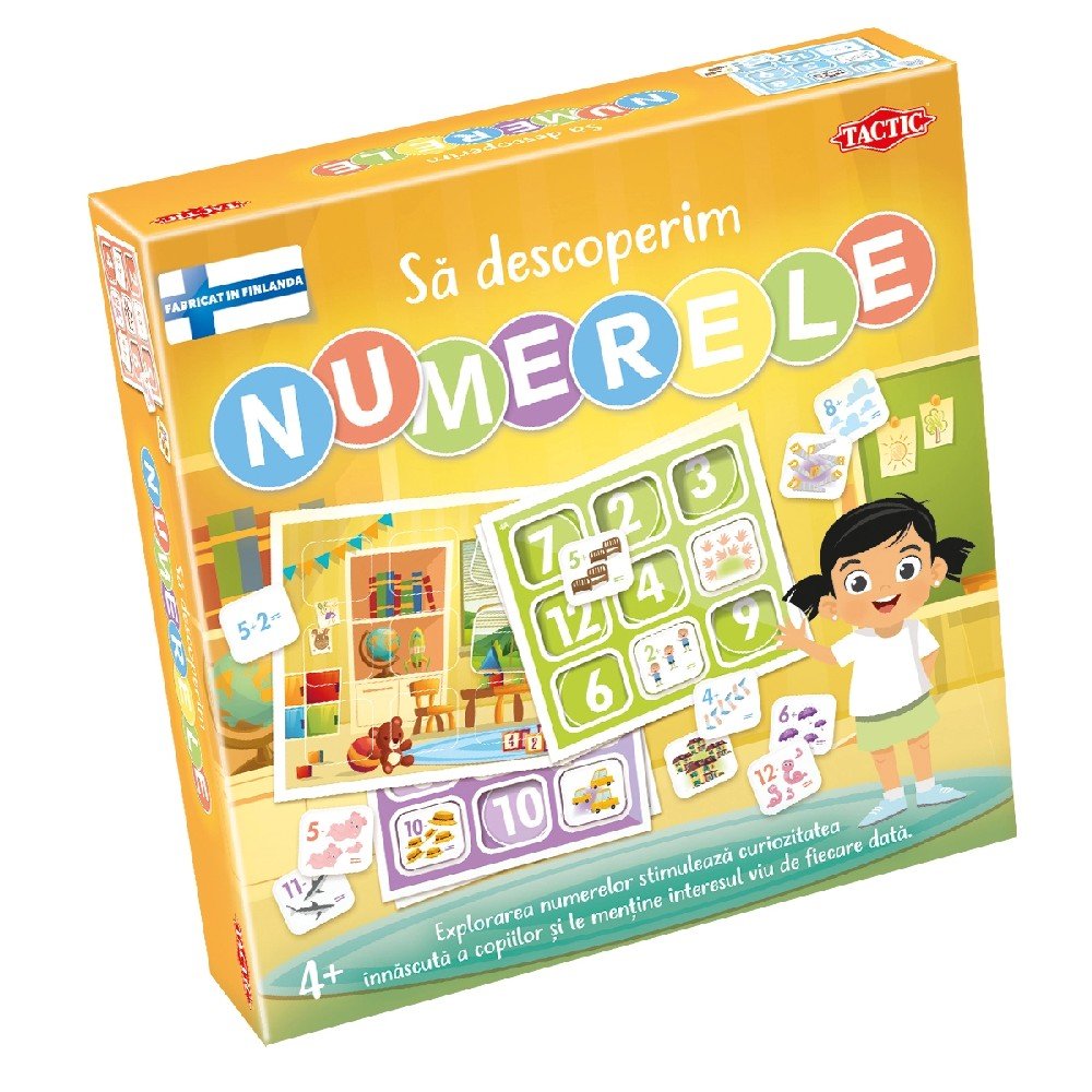 Să descoperim Numerele román nyelvű társasjáték