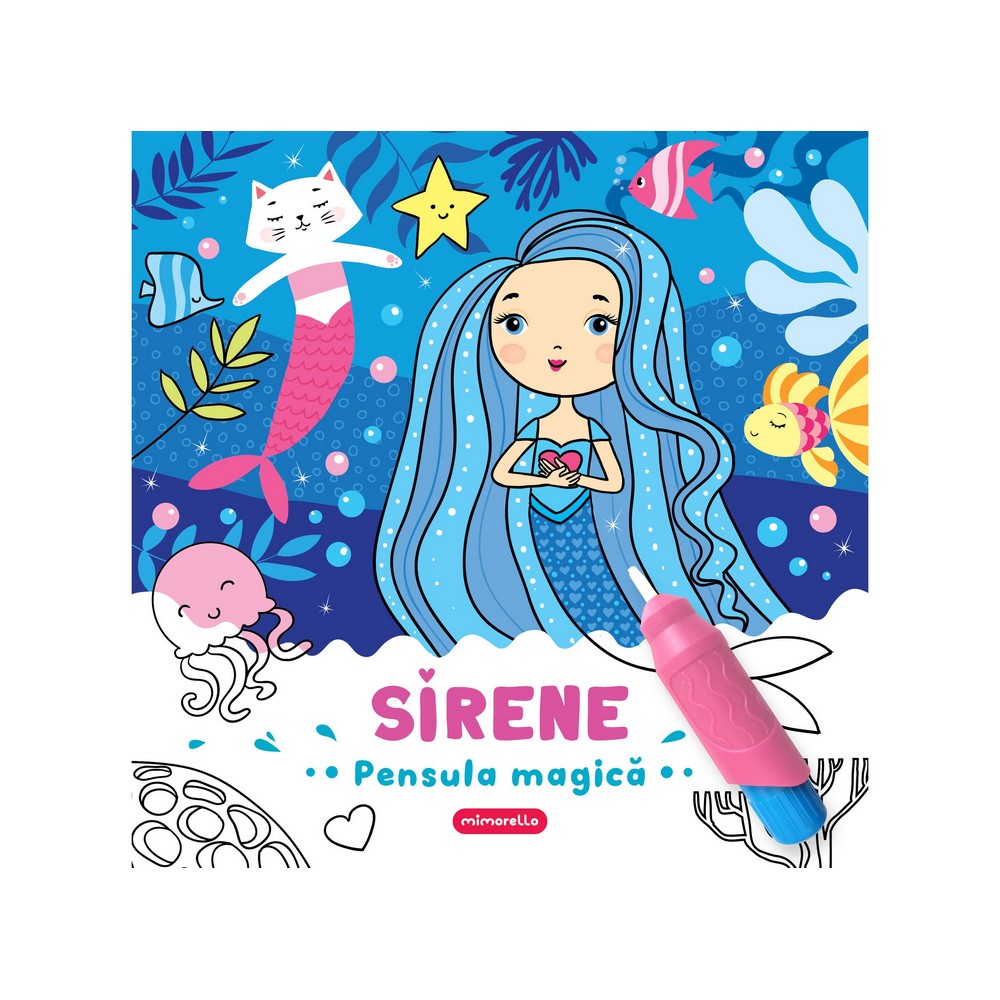 Sirene - Pensula magică - kifestős könyv