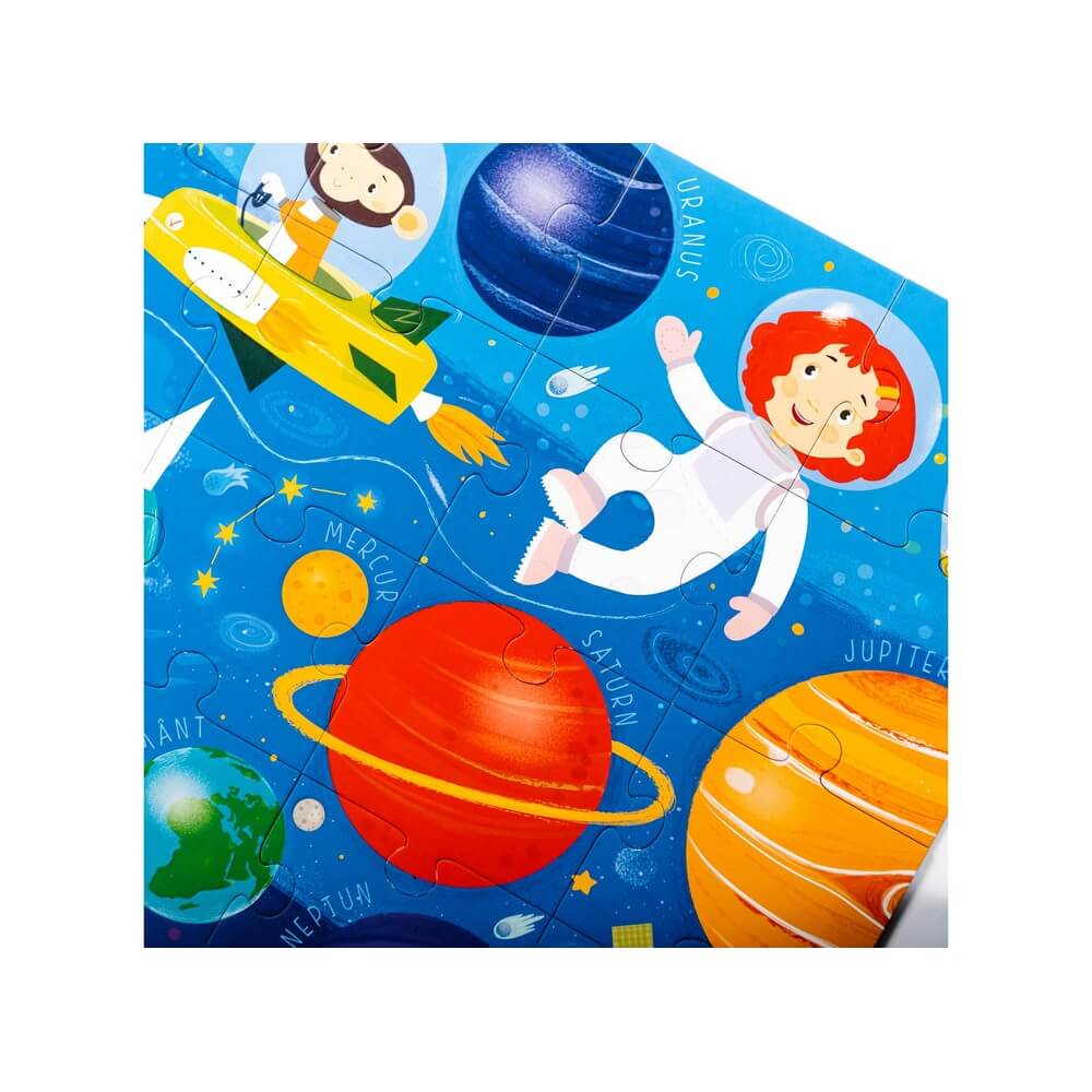 Joc educativ - Puzzle Spatiul cosmic - játék