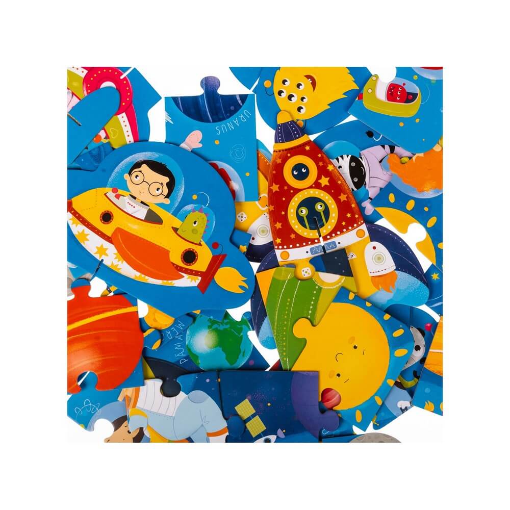 Joc educativ - Puzzle Spatiul cosmic - 20 darabos puzzle