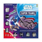Star Wars Super Teams társasjáték előlapi doboza, űrhajós illusztrációkkal és Star Wars grafikával.