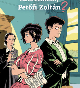 A „Szerelmem, Petőfi Zoltán?” című könyv borítója az Abszolút Töri sorozatból. A képen egy fiatal lány és Petőfi Zoltán látható egymásnak háttal, karba tett kézzel. A háttérben Szendrey Júlia aggódva figyeli őket, az ablakon túl egy 19. századi város sejlik fel.