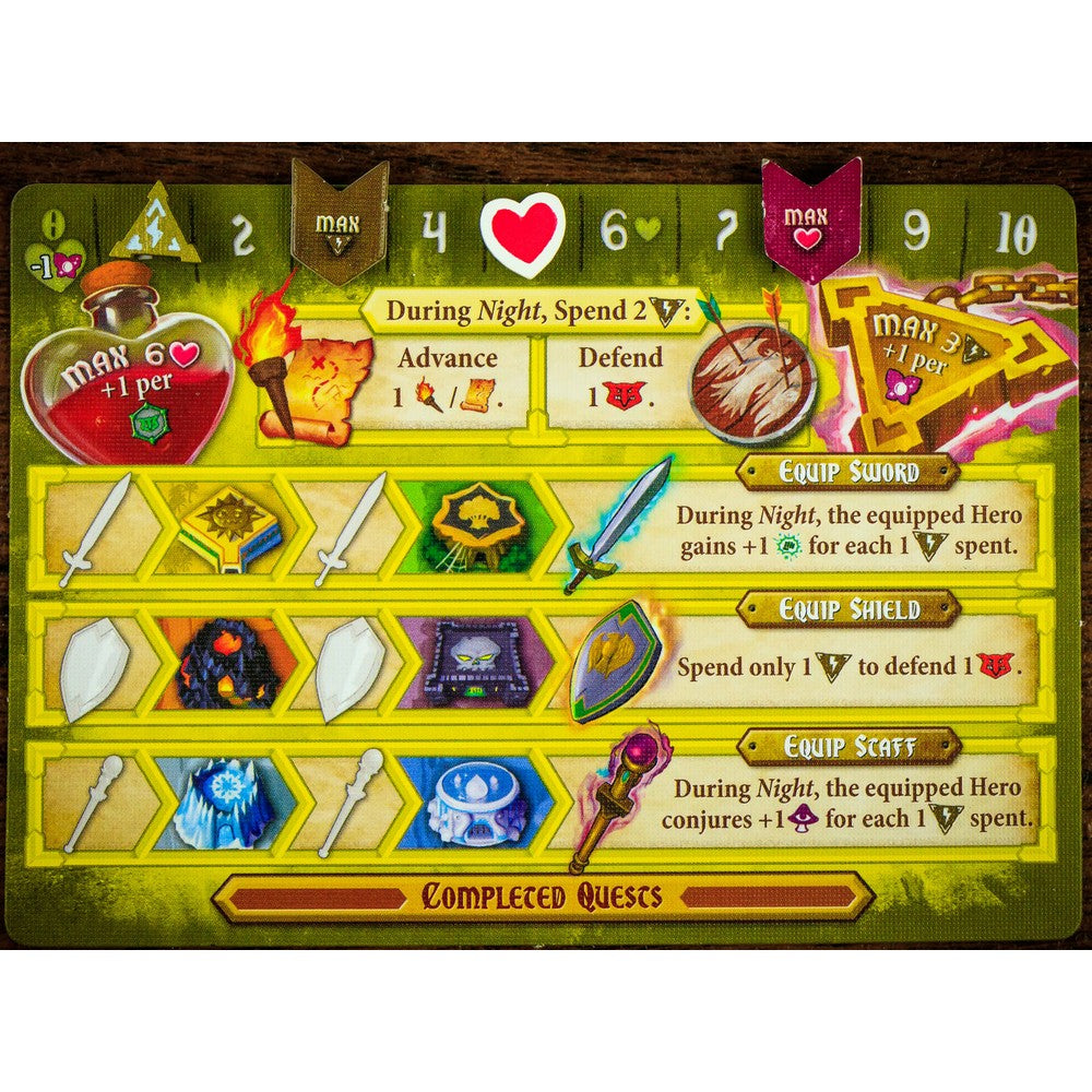 Tiny Epic Quest Deluxe Edition angol nyelvű társasjáték
