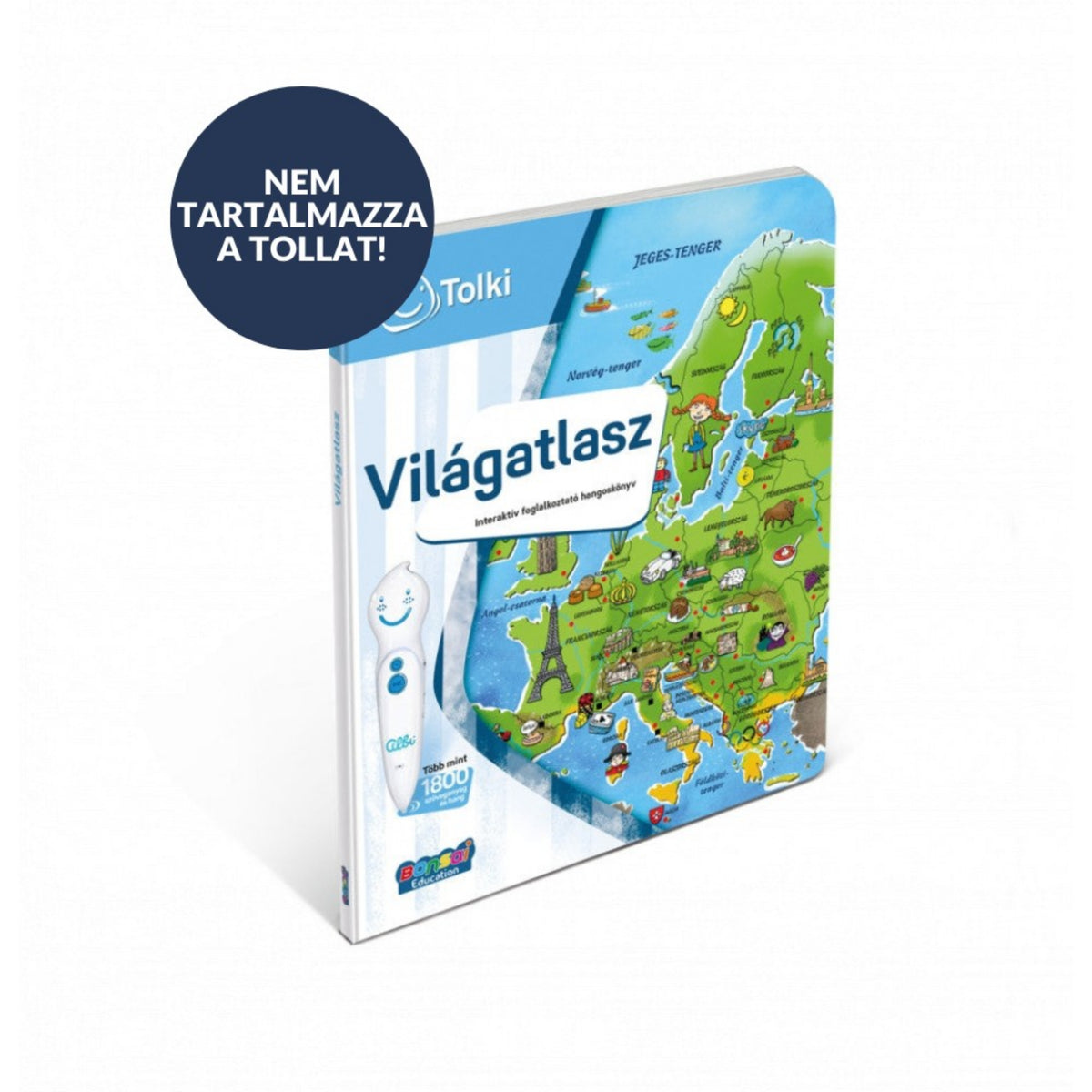 Tolki interaktív könyv: Világatlasz