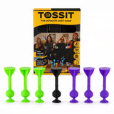 Tossit Starter Pack (mov, verde) – joc de darts cu ventuze din silicon