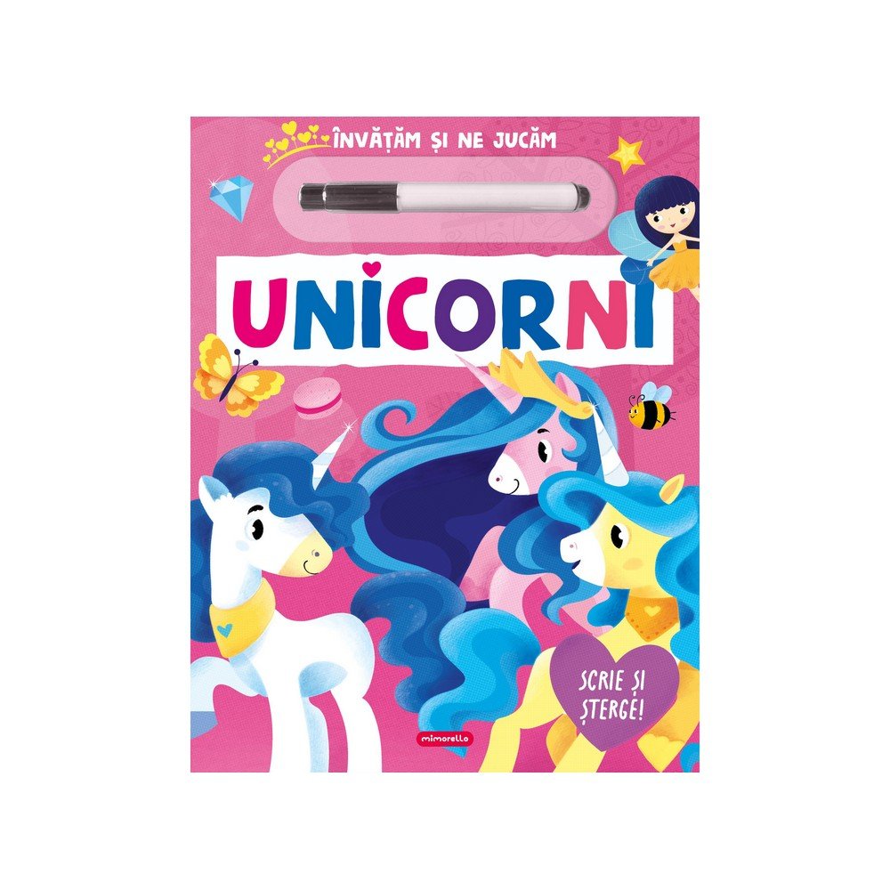 Unicorni – Scrie și șterge! - munkafüzet